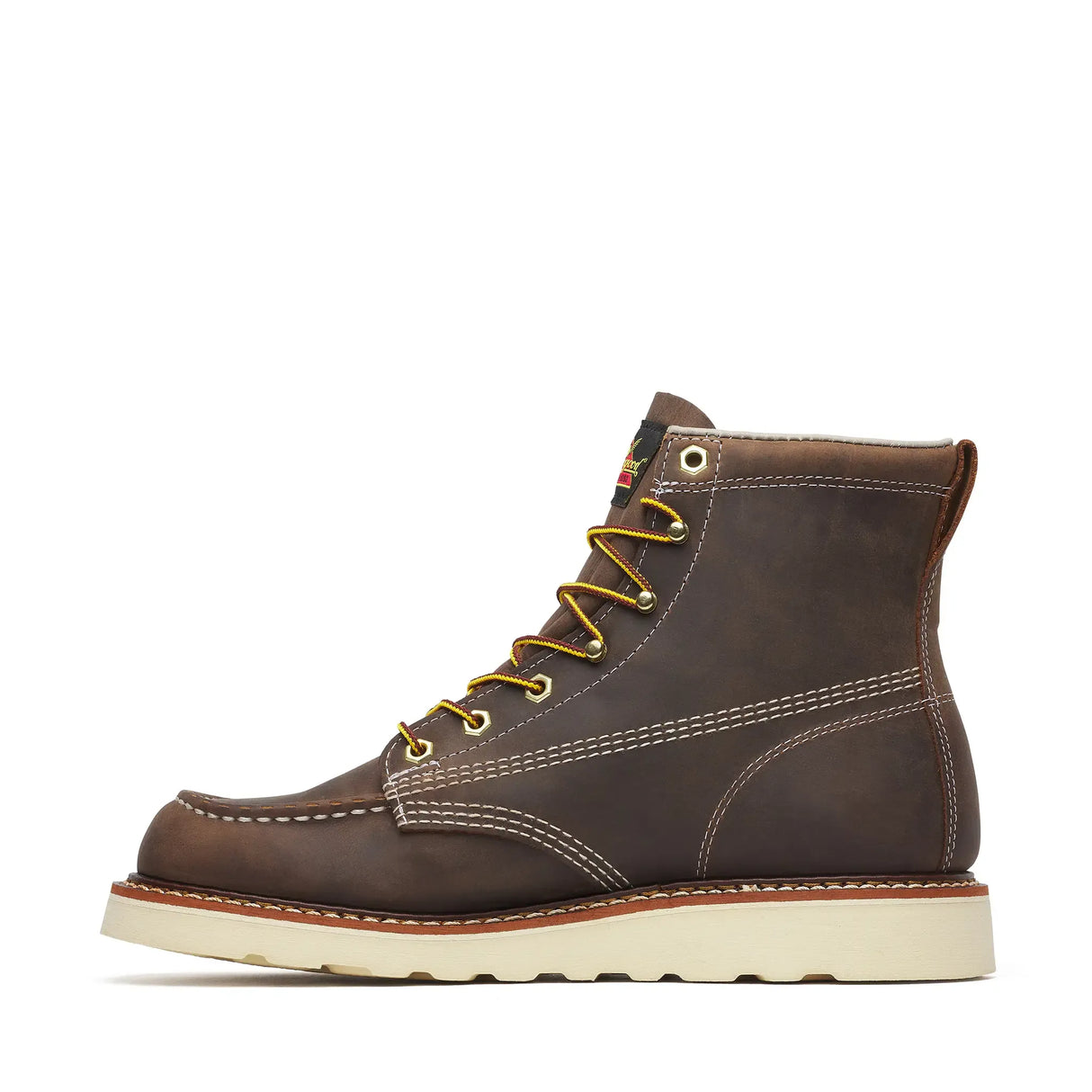 Thorogood American Heritage 6" Moc Toe Boot Maxwear Wedge Trail Crazy Horse Inner Side View
