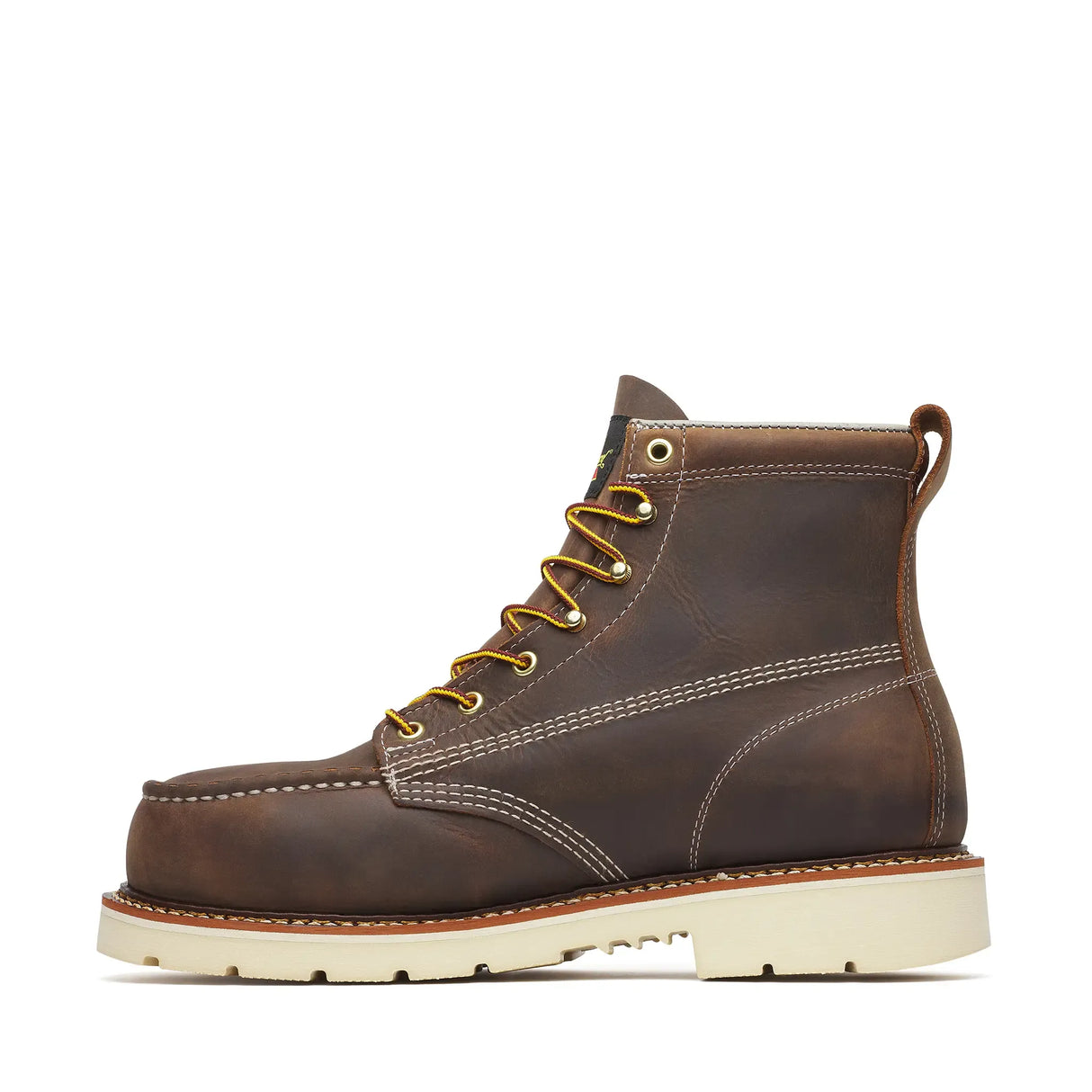 Thorogood American Heritage 6" Steel-Toe Moc Toe Boot Maxwear 90 Trail Crazy Horse Inner Side View