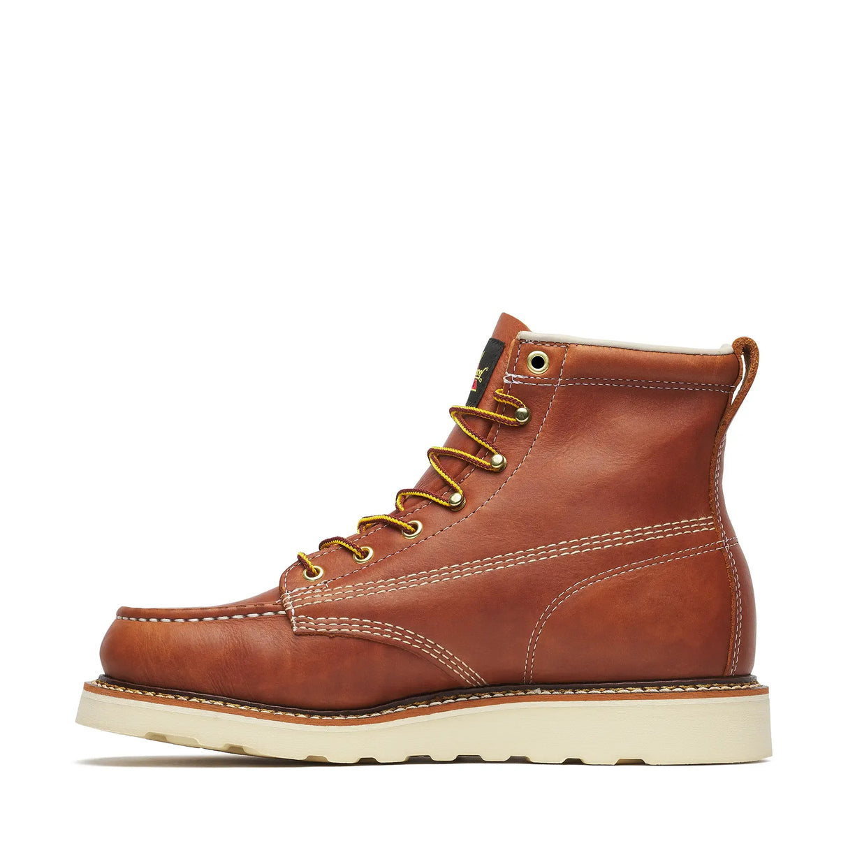 Thorogood American Heritage 6" Moc Toe Boot Maxwear Wedge Tobacco Inner Side View