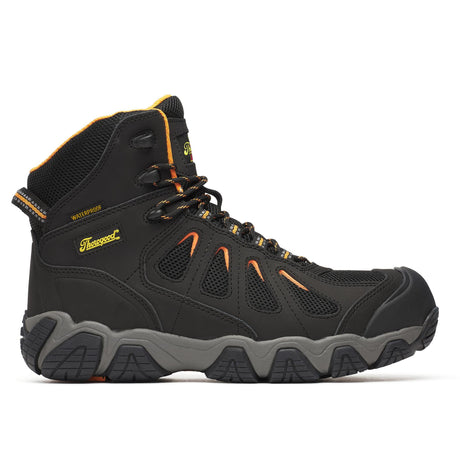 Thorogood Crosstrex Series 6" Composite Toe Waterproof Hiker Boot Black side view