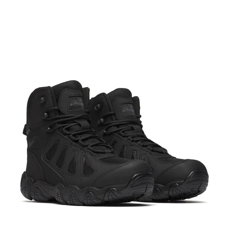 Thorogood Crosstrex 6" Soft Toe Waterproof Boot with Side Zip Black Medial View