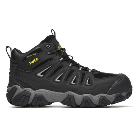 Thorogood Crosstrex I-MET² Waterproof Composite Toe Hiker Boot Black side view