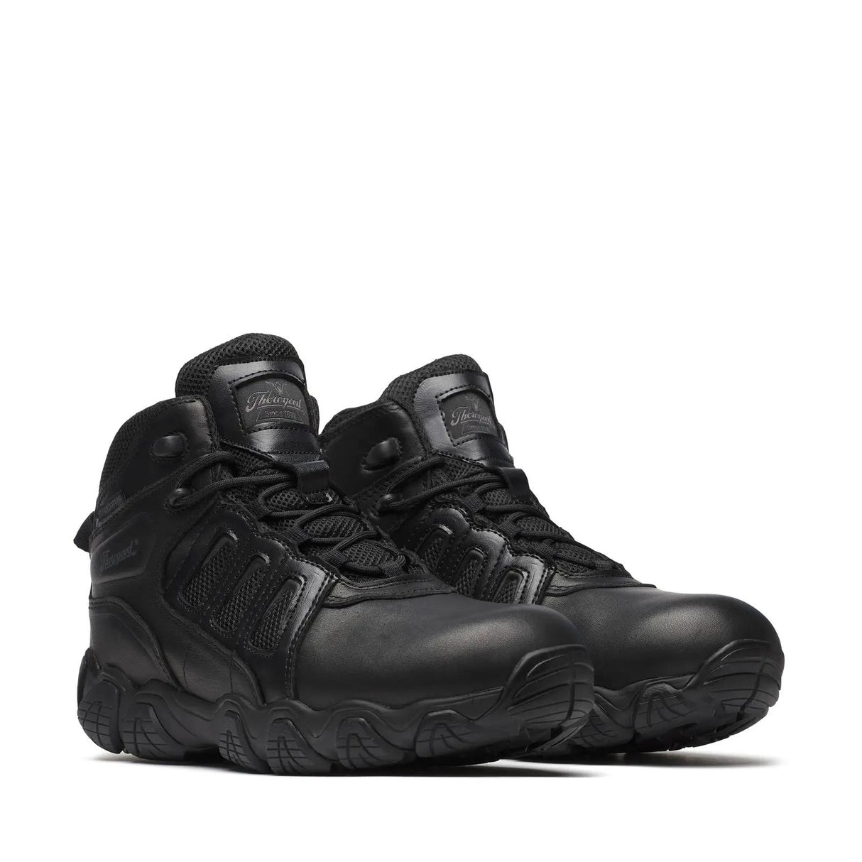 Thorogood Crosstrex Polishable Toe Zip BBP Waterproof Boot Black Medial View