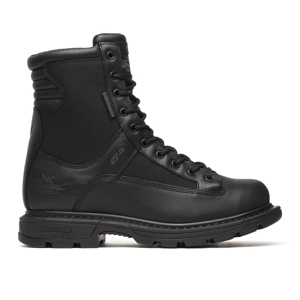 Thorogood GenFlex2 Series 8" Tactical Zip Waterproof Boot Black side view