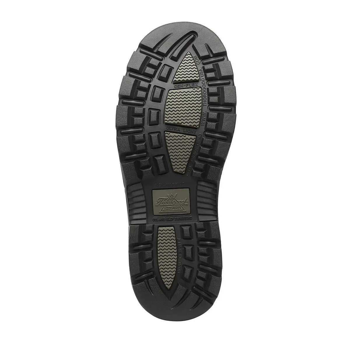 Thorogood GenFlex2 Series 8" Tactical Zip Waterproof Boot Black Sole View