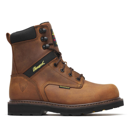 Thorogood Jobsite Series 8" Composite Toe Insulated Waterproof Boot Crazy Horse side view
