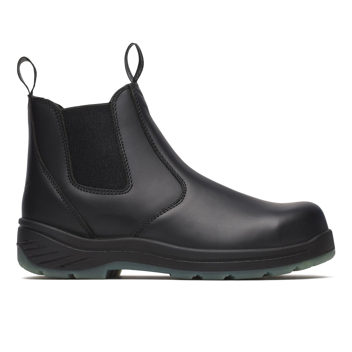 Thorogood Quick Release Station 6" Composite Toe Boot with Translucent Bottom Black side view