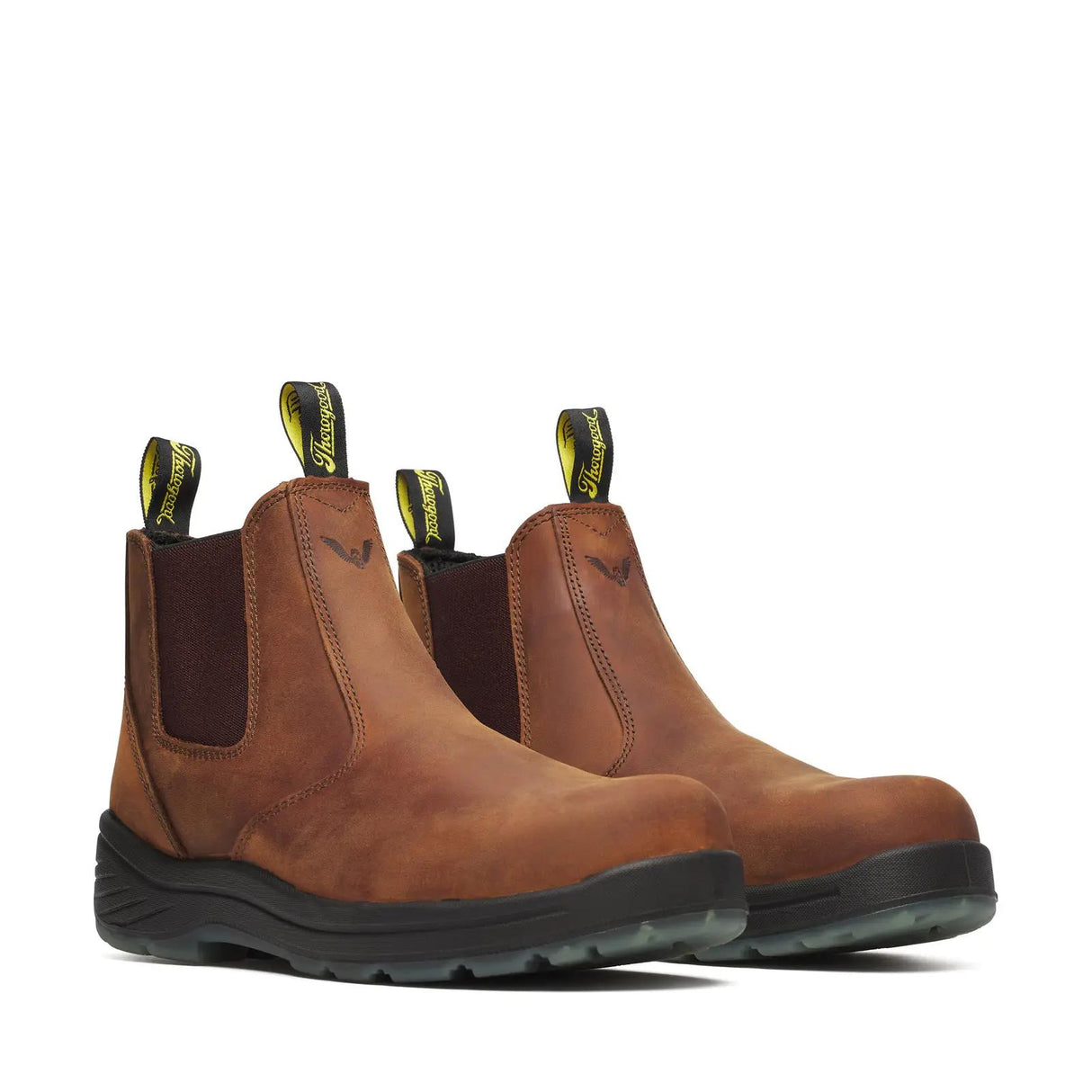 Thorogood Thoroflex Series 6" Composite Toe Quick Release Chelsea Boot Crazy Horse Medial View