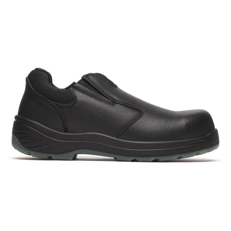 Thorogood Thoroflex Slip-On Composite Toe Shoe Black side view