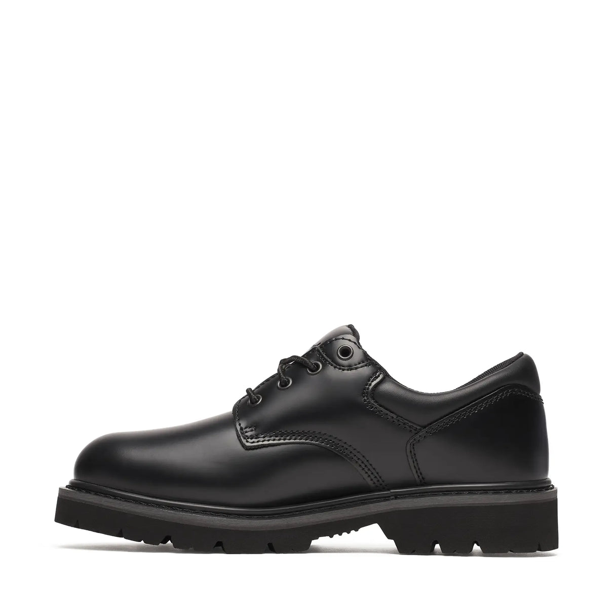 Thorogood Uniform Classics Steel Toe Oxford Shoe Black Inner Side View