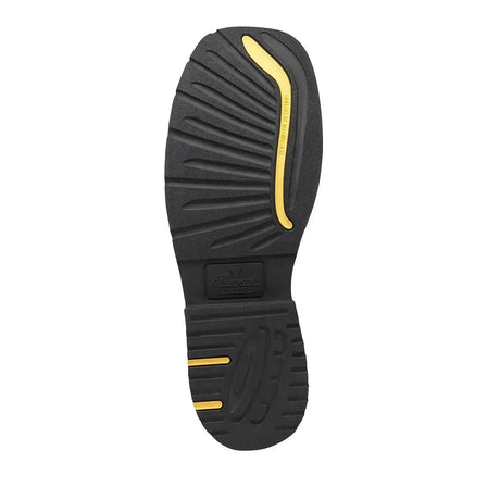 Thorogood 11" Waterproof Square-Toe Western Wellington Boot Crazy Horse Sole View