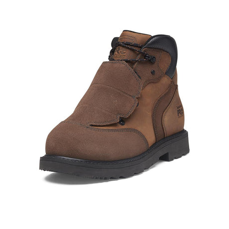 Timberland Pro Women's Ambridge Emg 6-Inch Composite-Toe Work Boot Full Grain Brown Detail View