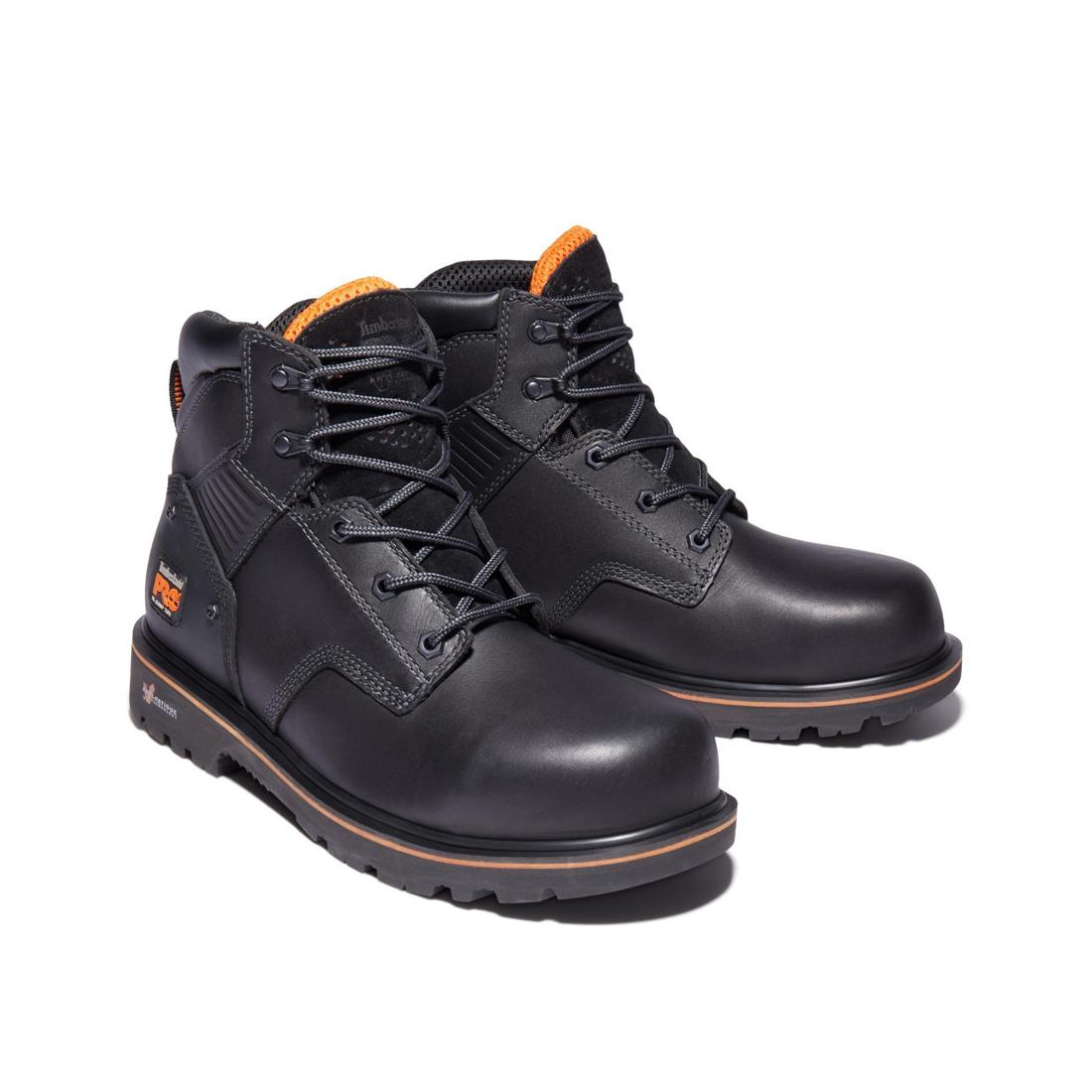 Timberland Pro Ballast 6 Inch Composite-Toe Work Boot Black Detail View