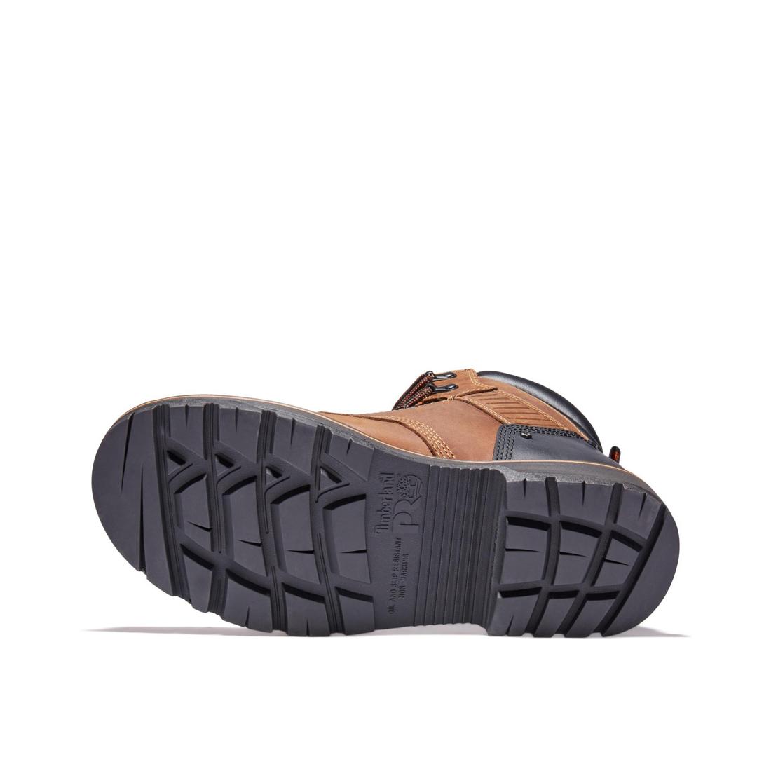 Timberland Pro Ballast 6 Inch Steel-Toe Work Boot Brown Sole View