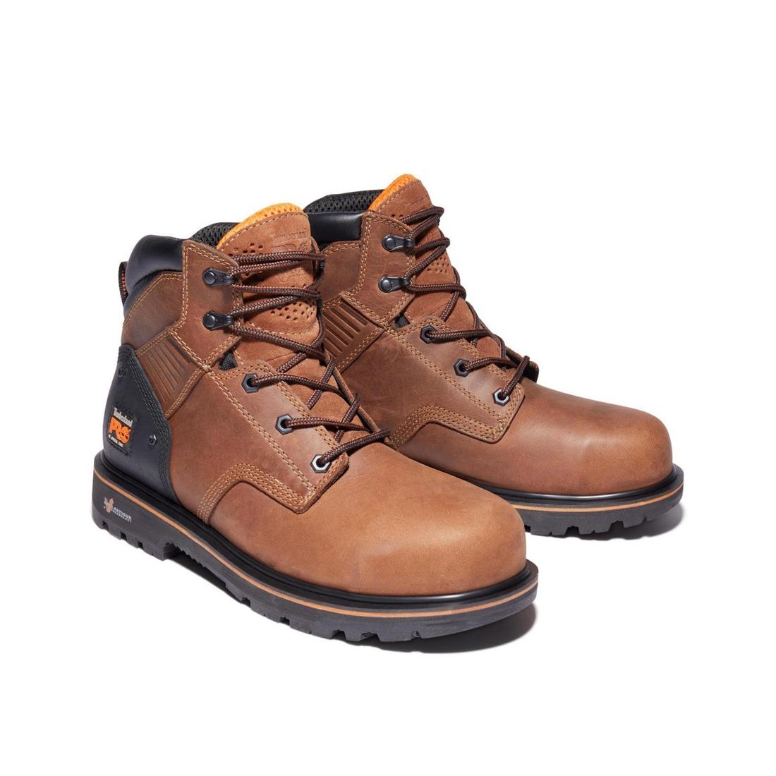 Timberland Pro Ballast 6 Inch Steel-Toe Work Boot Brown View