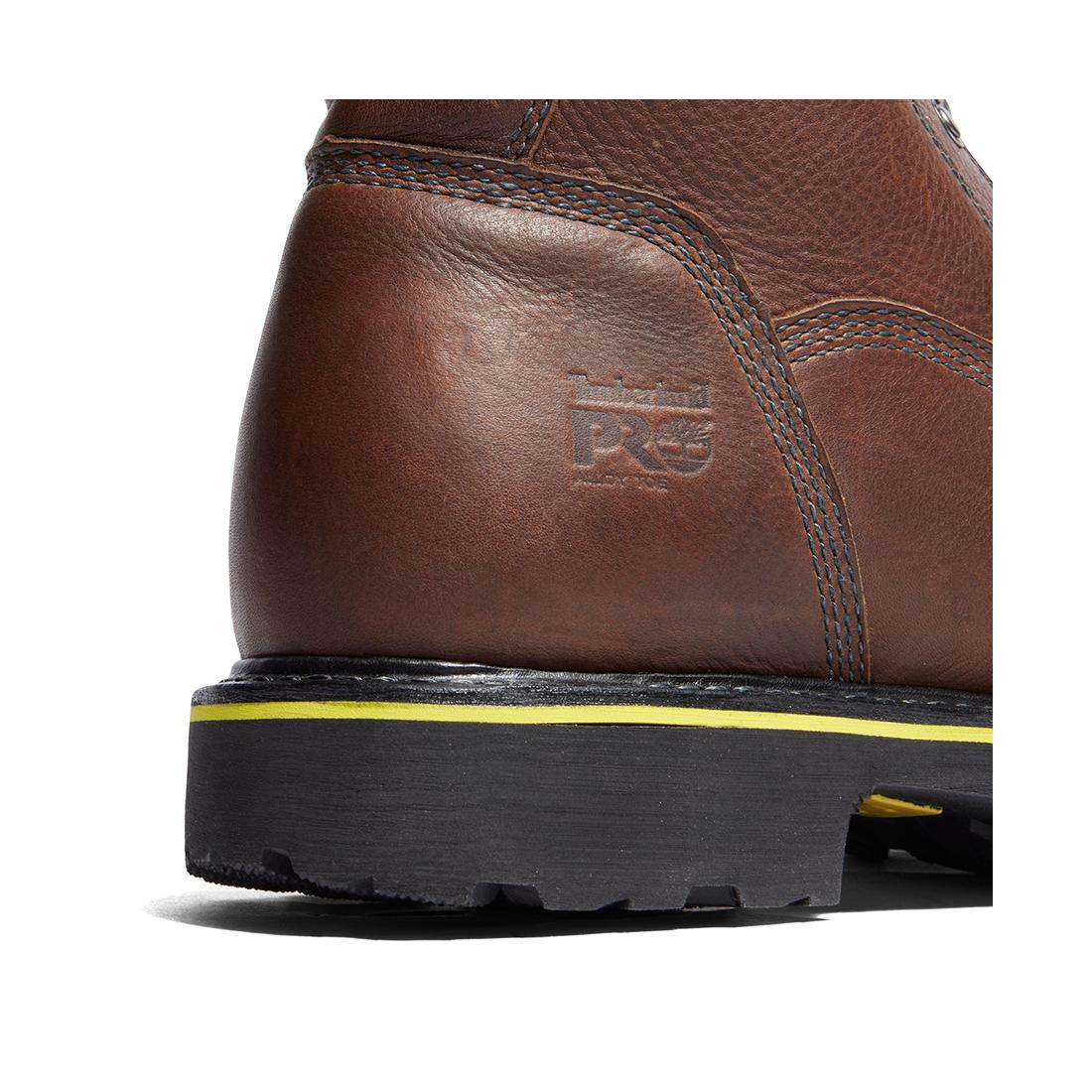 Timberland Pro Bannack Img 9-Inch Alloy-Toe Work Boot Earth Brown Angled View