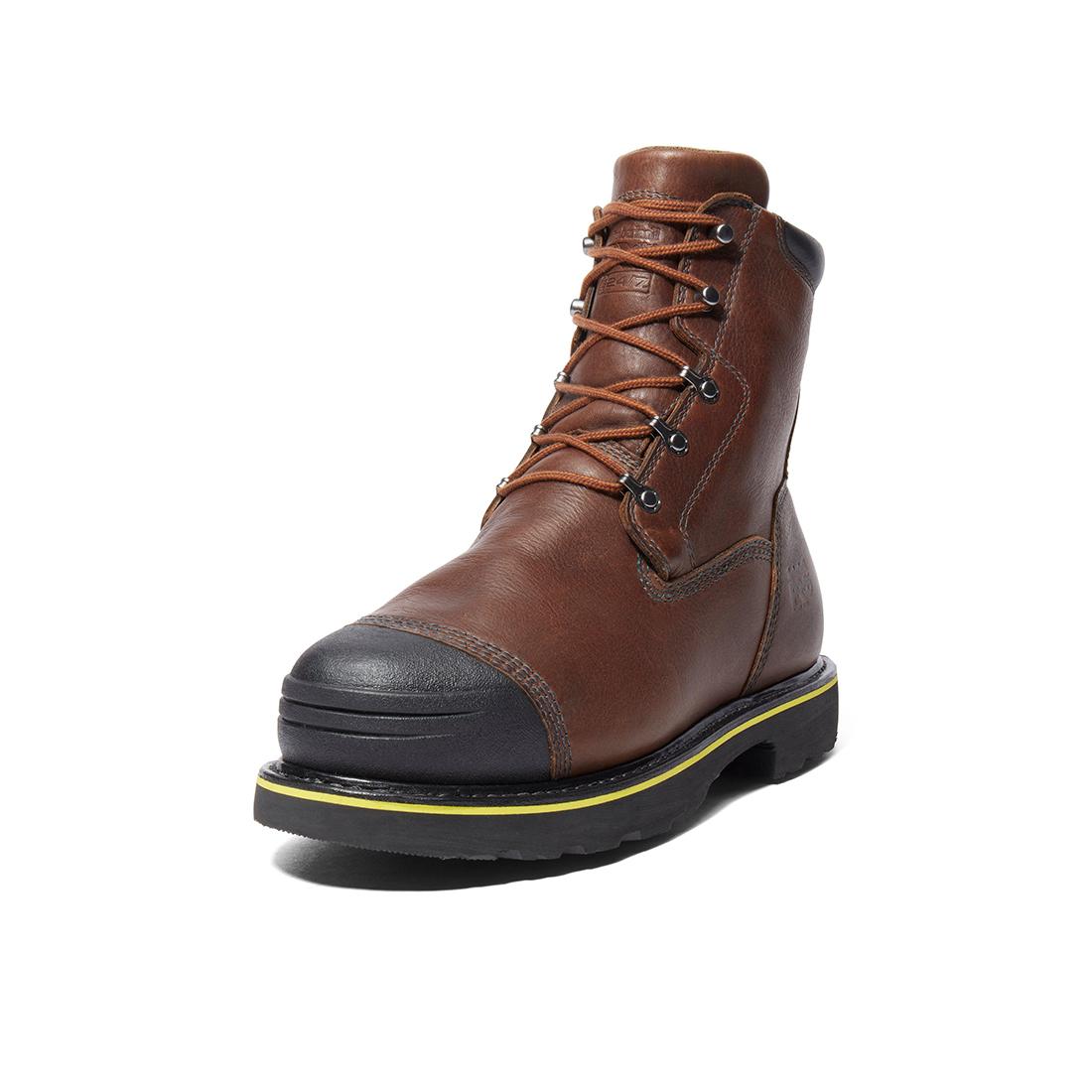 Timberland Pro Bannack Img 9-Inch Alloy-Toe Work Boot Earth Brown Detail View
