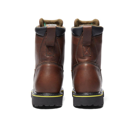 Timberland Pro Bannack Img 9-Inch Alloy-Toe Work Boot Earth Brown Heel-Back View