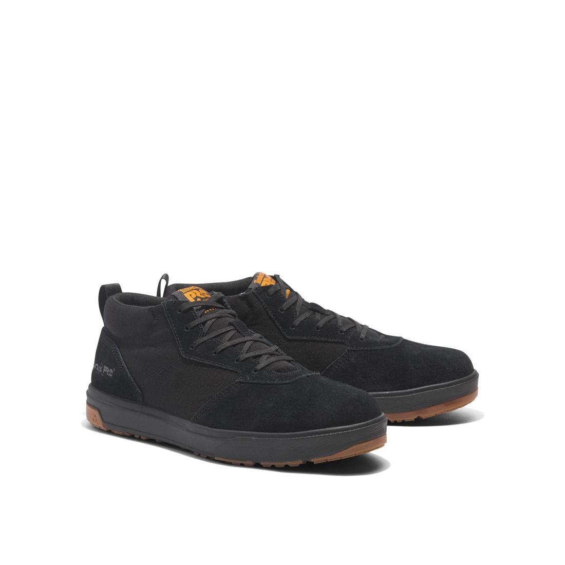 Timberland Pro Berkley Chukka Composite-Toe Work Shoe Black Detail View