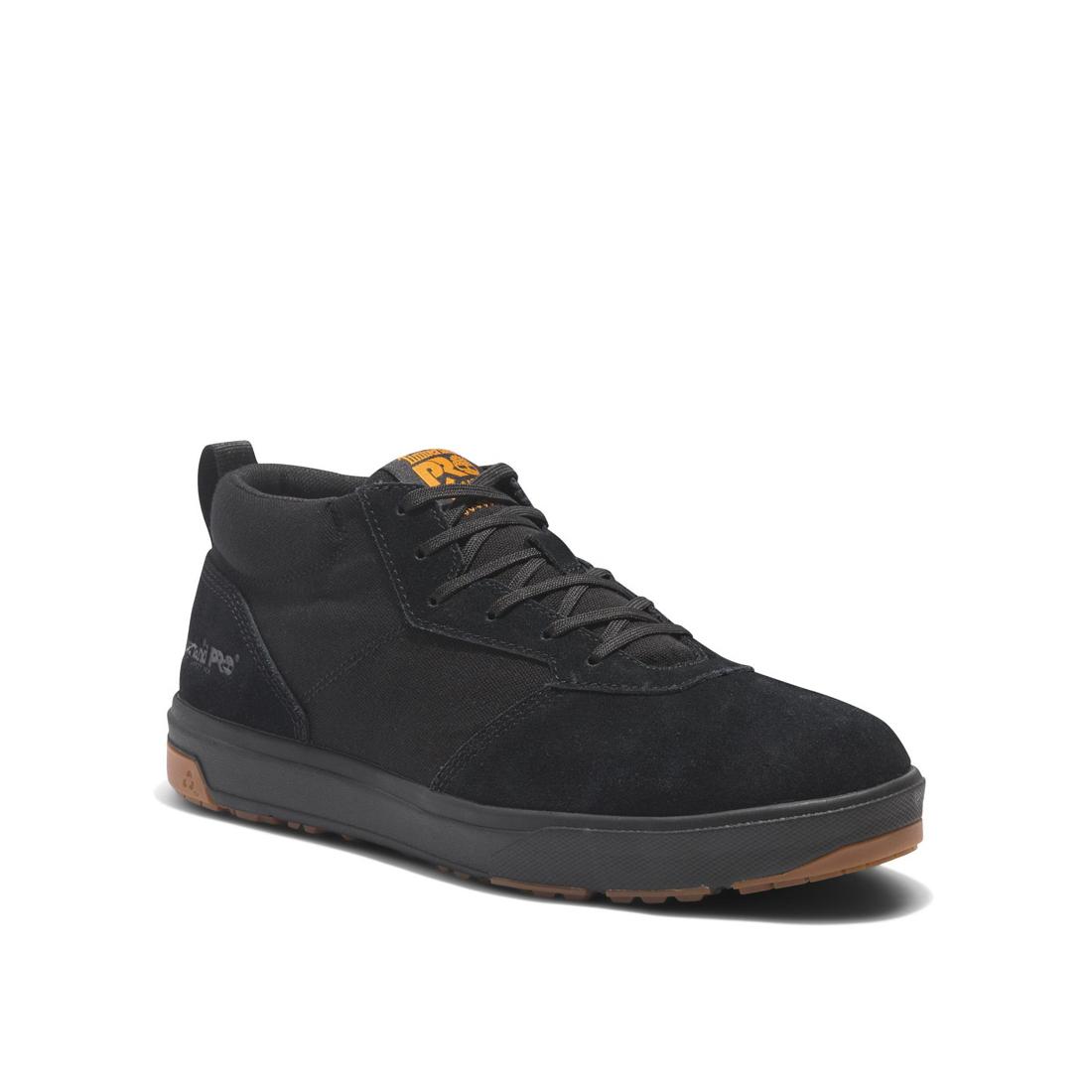 Timberland Pro Berkley Chukka Composite-Toe Work Shoe Black Medial View