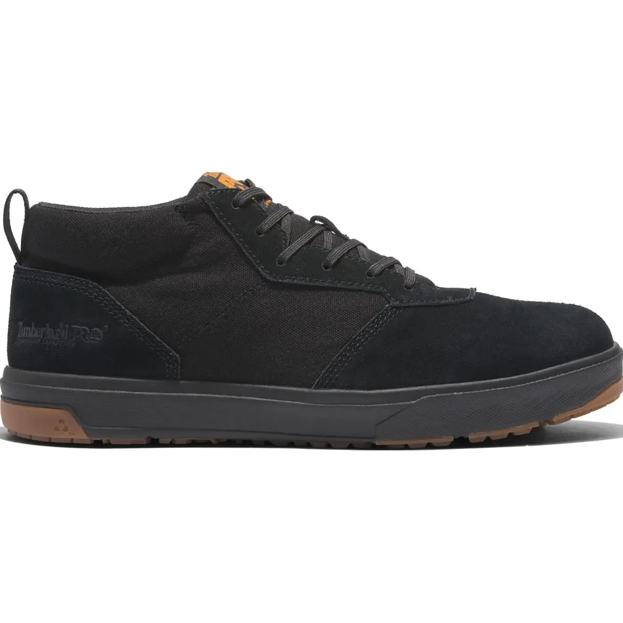Timberland Pro Berkley Chukka Composite-Toe Work Shoe Black Profile View