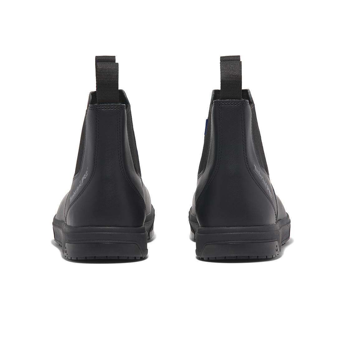 Timberland Pro Berkley Chelsea Composite-Toe Chelsea Boot Sd10 Black Heel-Back View