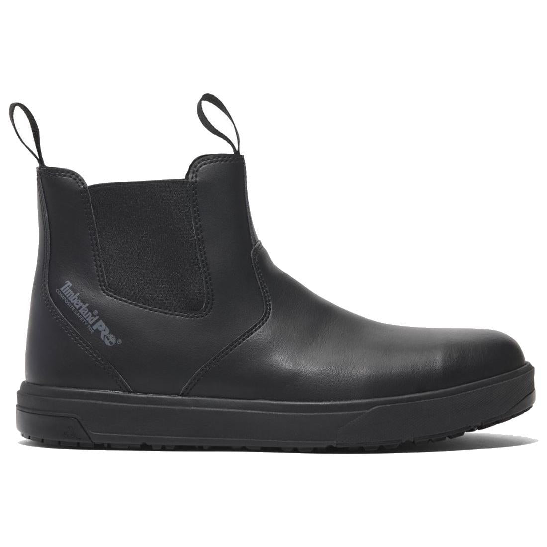 Timberland Pro Berkley Chelsea Composite-Toe Chelsea Boot Sd10 Black Profile View