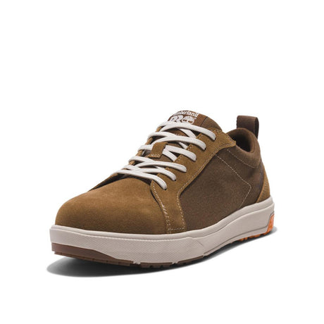Timberland Pro Berkley Composite-Toe Oxford Work Shoe Brown Detail View
