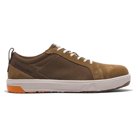 Timberland Pro Berkley Composite-Toe Oxford Work Shoe Brown Profile View