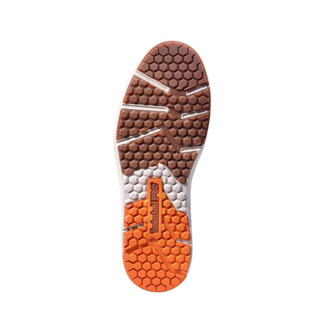 Timberland Pro Berkley Composite-Toe Oxford Work Shoe Brown Sole View