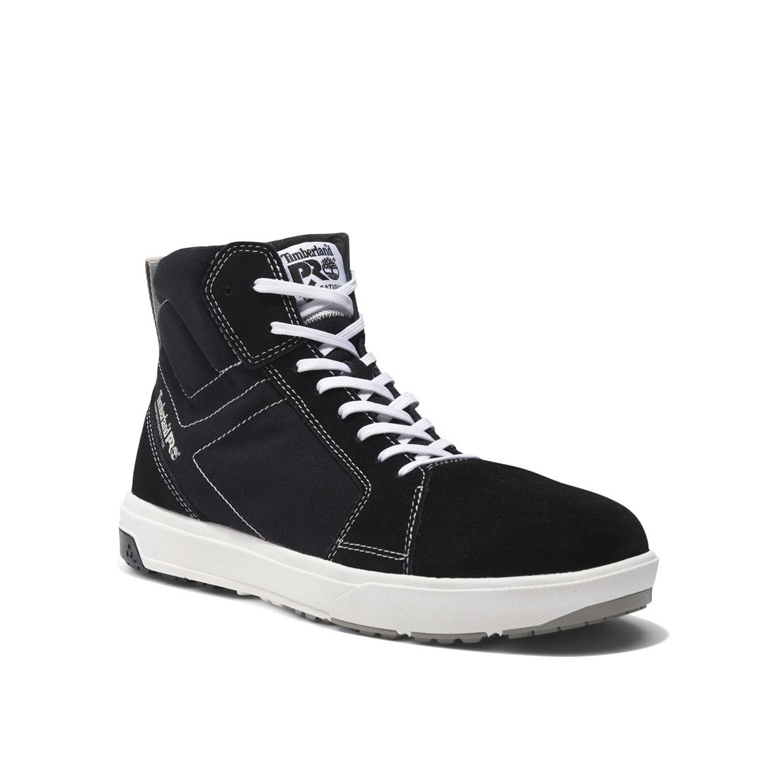 Timberland Pro Berkley Mid Composite-Toe Work Shoe Black Medial View