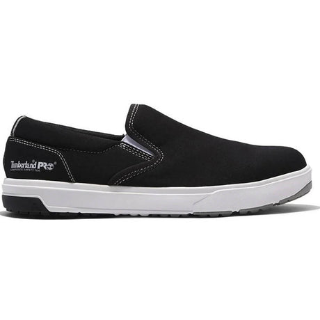 Timberland Pro Berkley Slip-on Composite-Toe Work Shoe Black Profile View