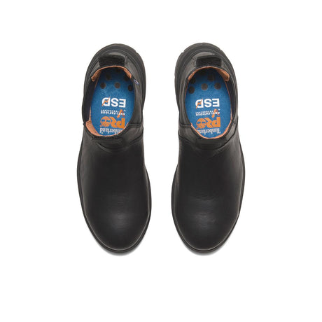 Timberland Pro Women's Birchline Composite-Toe Chelsea Boot Sd10 Full Grain Blackout Front-upper View