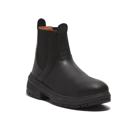 Timberland Pro Women's Birchline Composite-Toe Chelsea Boot Sd10 Full Grain Blackout Medial View