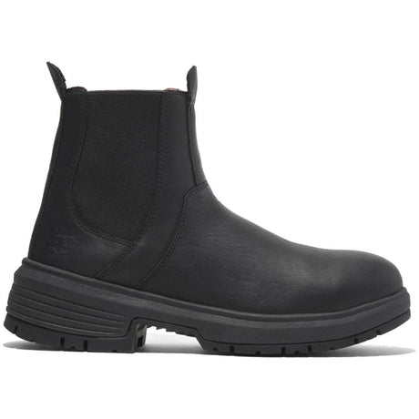 Timberland Pro Women's Birchline Composite-Toe Chelsea Boot Sd10 Full Grain Blackout Profile View