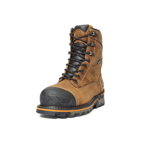 Timberland Pro Boondock 8 Inch Composite-Toe Work Boot Brown Detail View