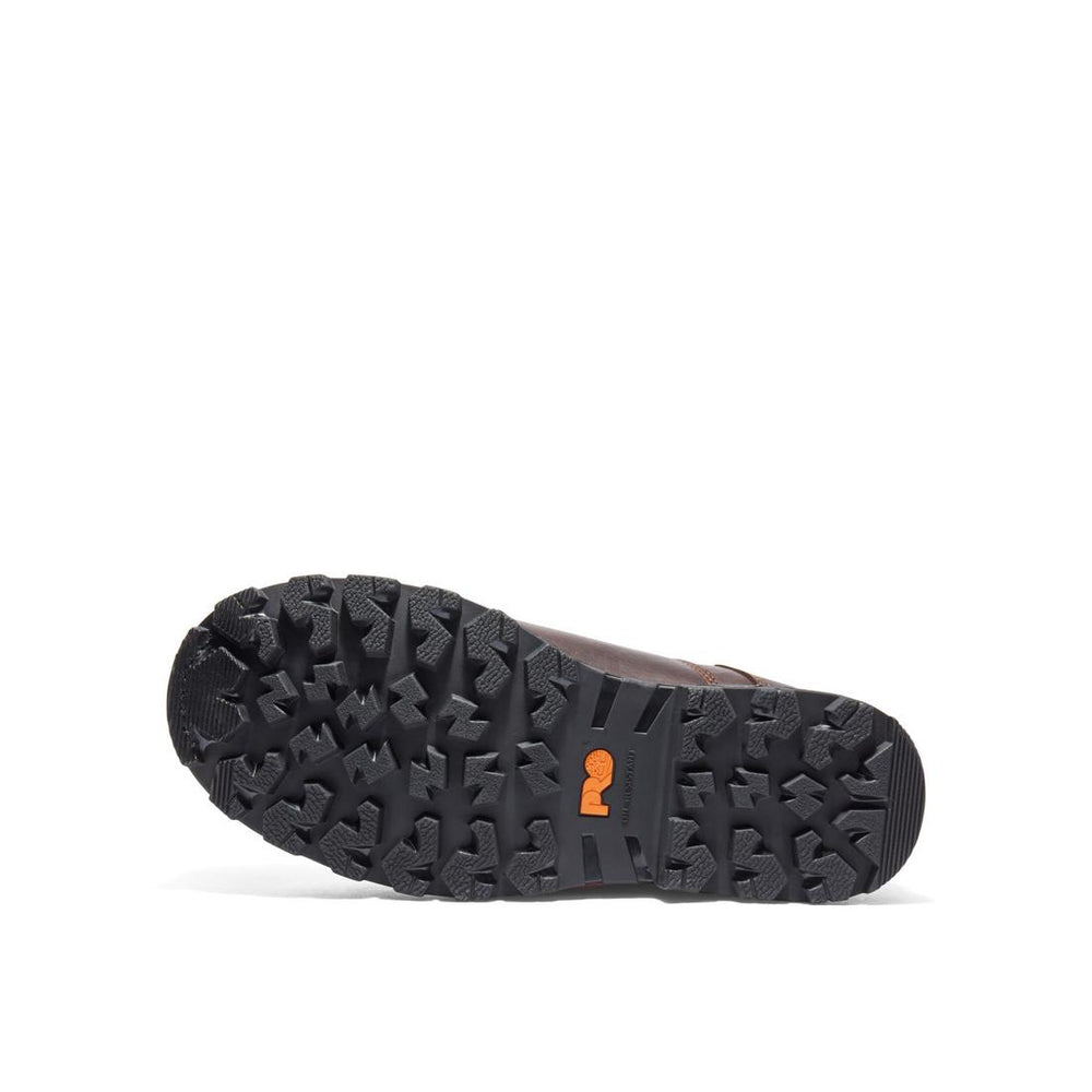 Timberland Pro Boondock 8 Inch Composite-Toe Waterproof Ins 1000G Work Boot Brown Sole View