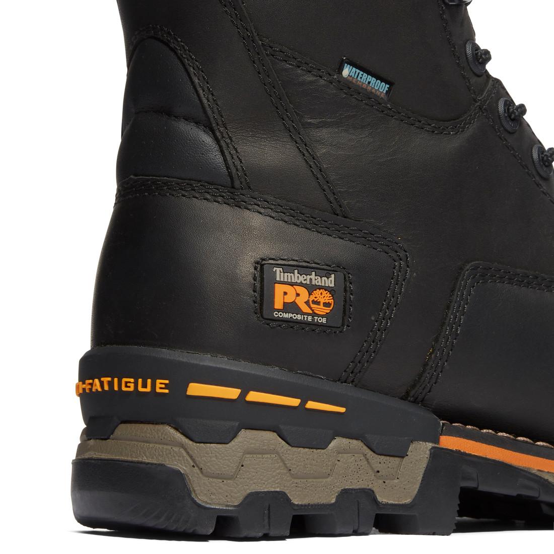 Timberland Pro Boondock Waterproof Steel Toe 200g Insulated Work Boots – Black Detail View
