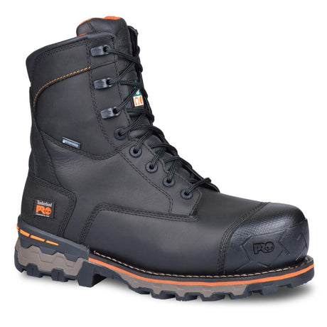 Timberland Pro Boondock Waterproof Steel Toe 200g Insulated Work Boots – Black Medial View
