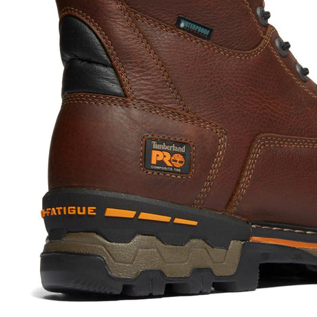 Timberland Pro Boondock EV Waterproof CSA Composite Toe Work Boots – Dark Brown Detail View