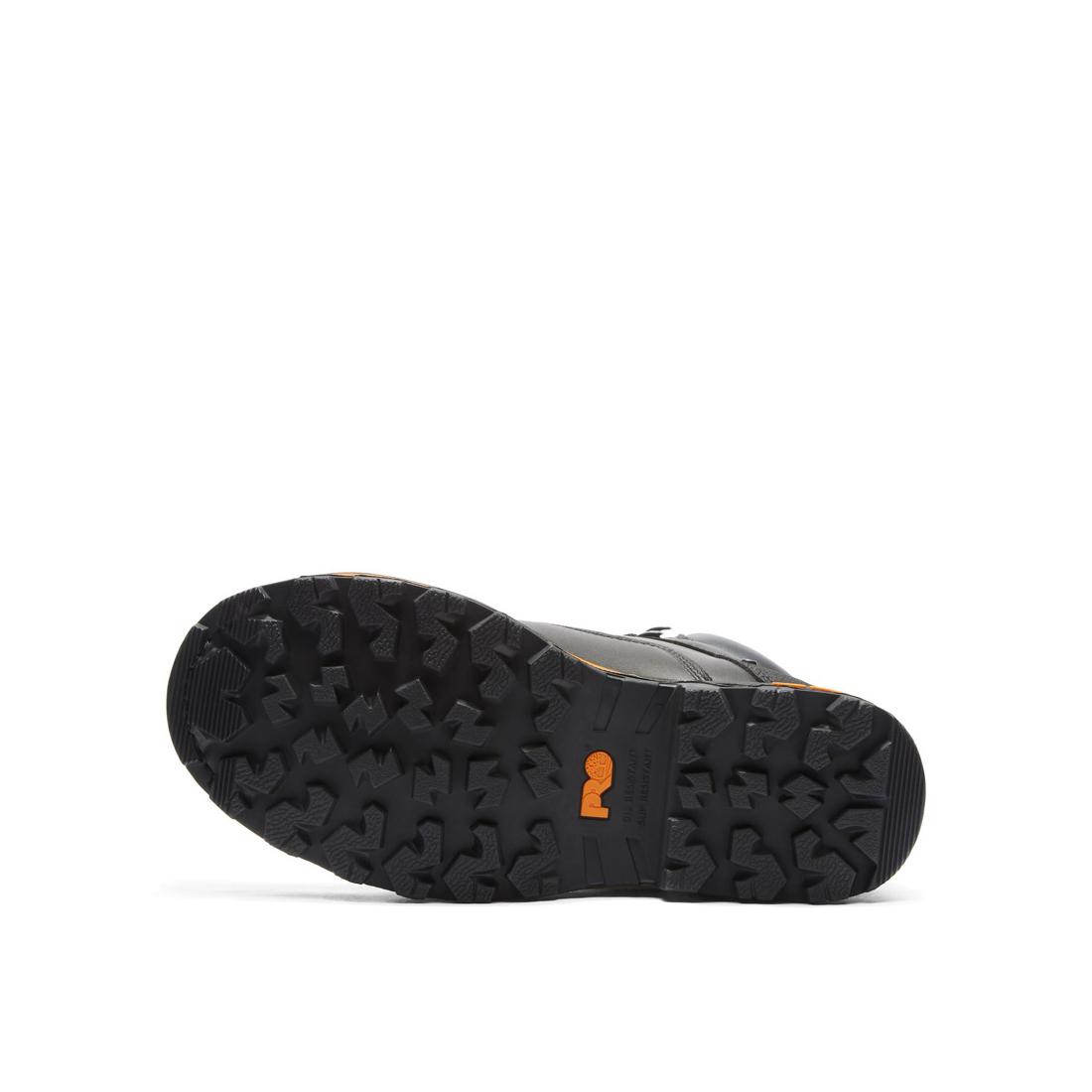 Timberland Pro Boondock 6 Inch Composite-Toe Waterproof Work Boot Black Sole View