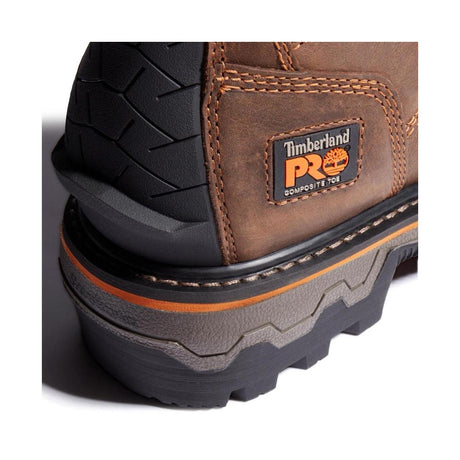 Timberland Pro Boondock HD 8 Inch Composite-Toe Waterproof Ins 400G Logger Work Boot Brown View