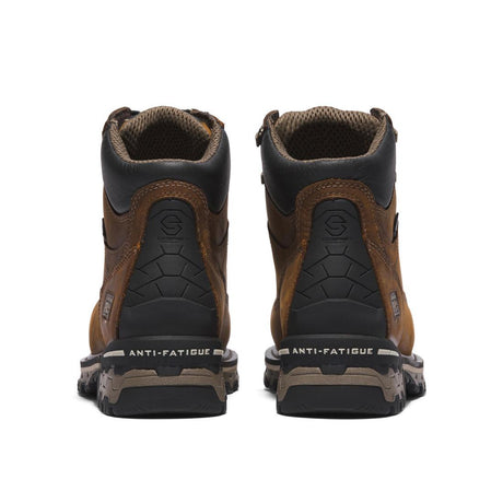 Timberland Pro Women's Boondock 6 Inch Composite-Toe Waterproof Work Boot Brown Front-upper View