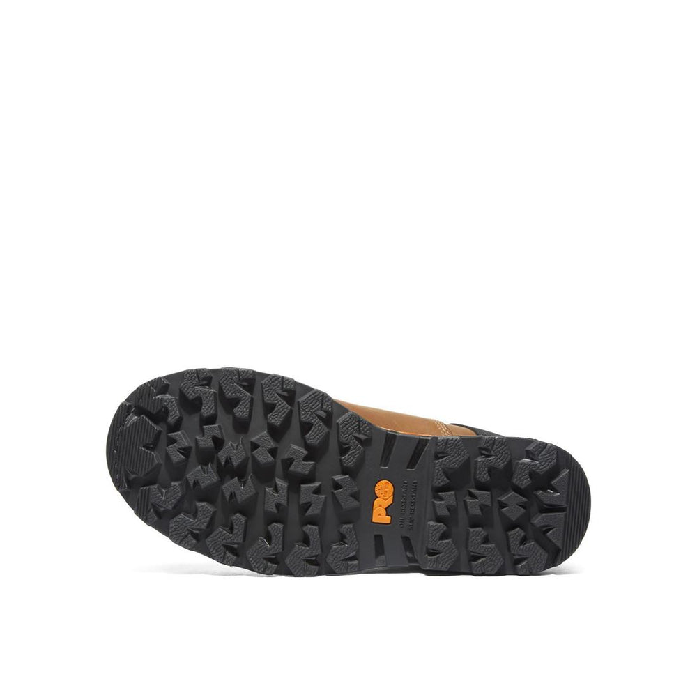 Timberland Pro Boondock 6 Inch Soft-Toe Waterproof Boot Brown Sole View