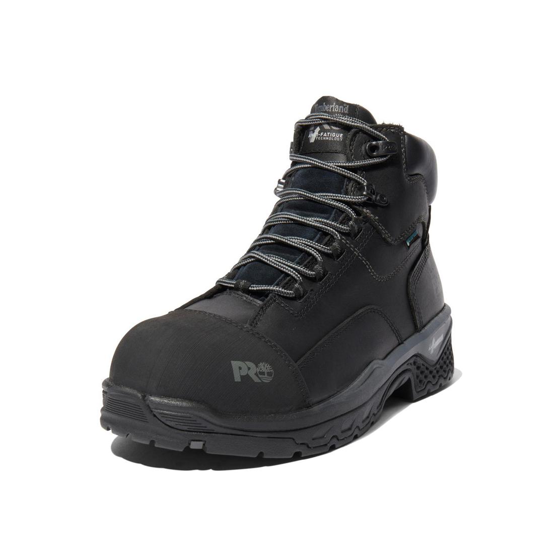 Timberland Pro Bosshog 6 Inch Composite-Toe Waterproof PR Work Boot Black Detail View