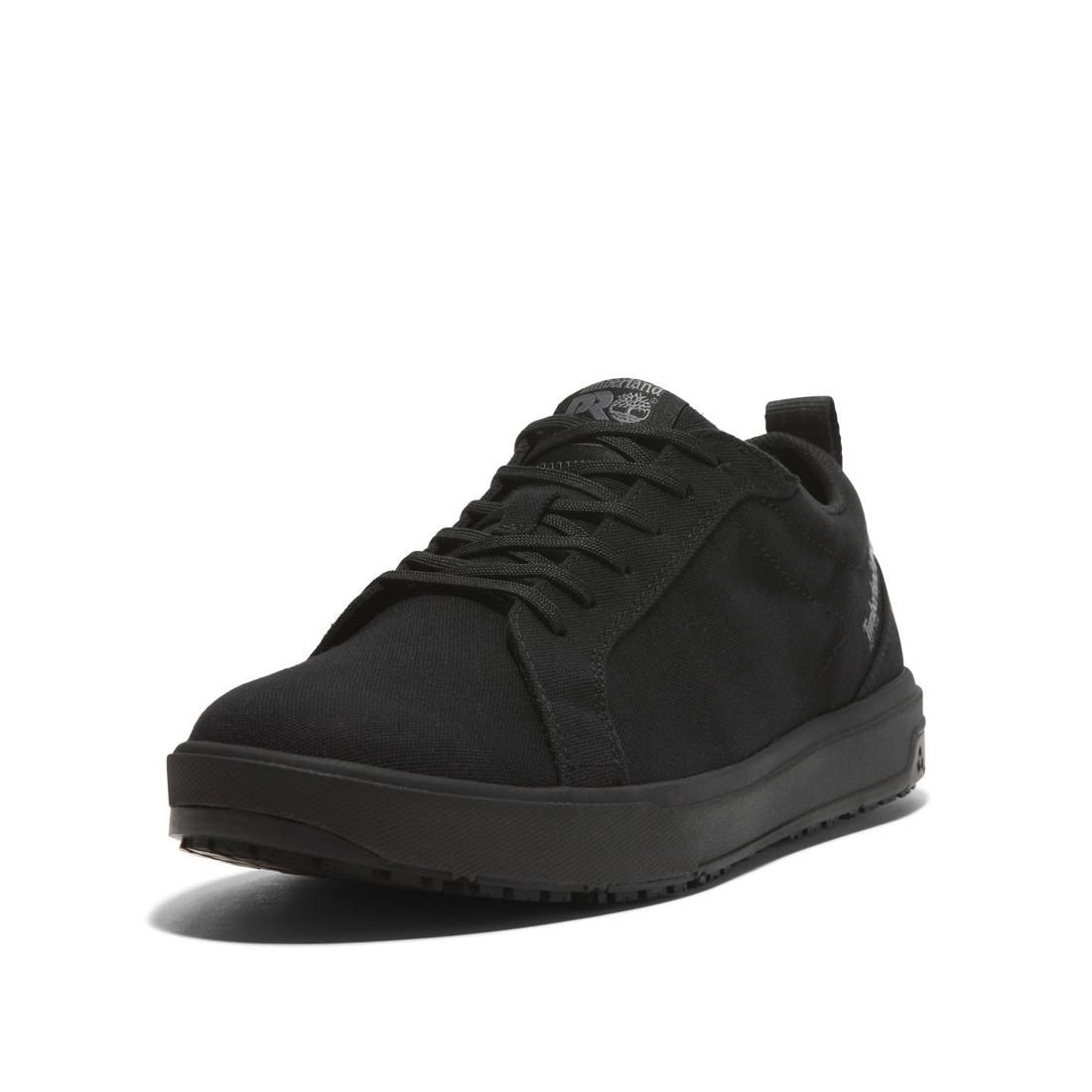 Timberland Pro Burbank Soft-Toe Shoe Black Detail View