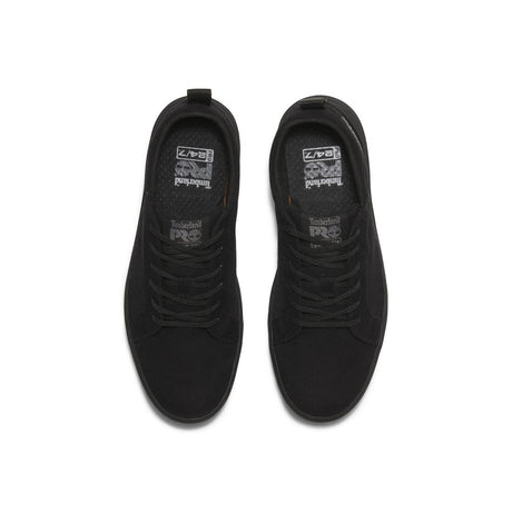 Timberland Pro Burbank Soft-Toe Shoe Black Front-upper View