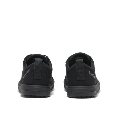 Timberland Pro Burbank Soft-Toe Shoe Black Heel-Back View