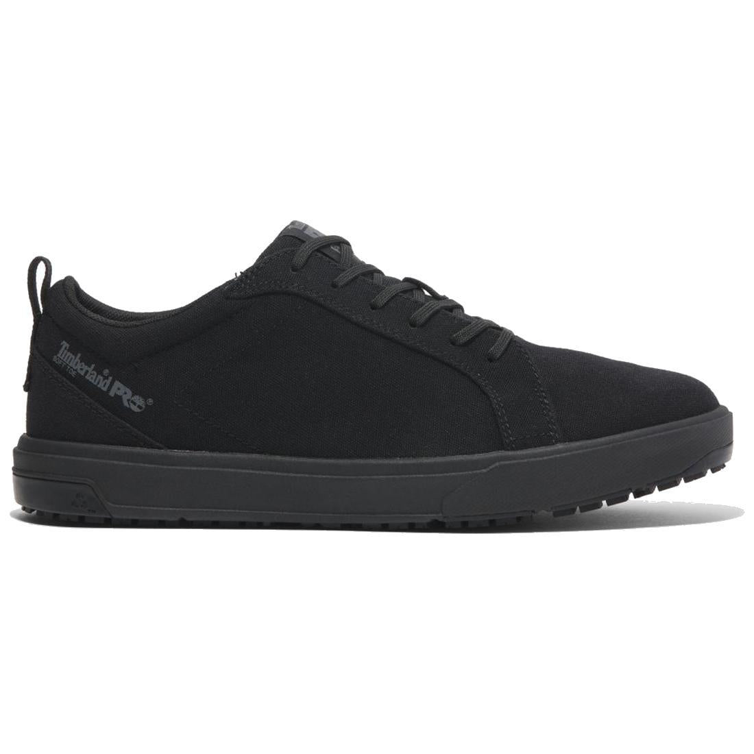 Timberland Pro Burbank Soft-Toe Shoe Black Profile View