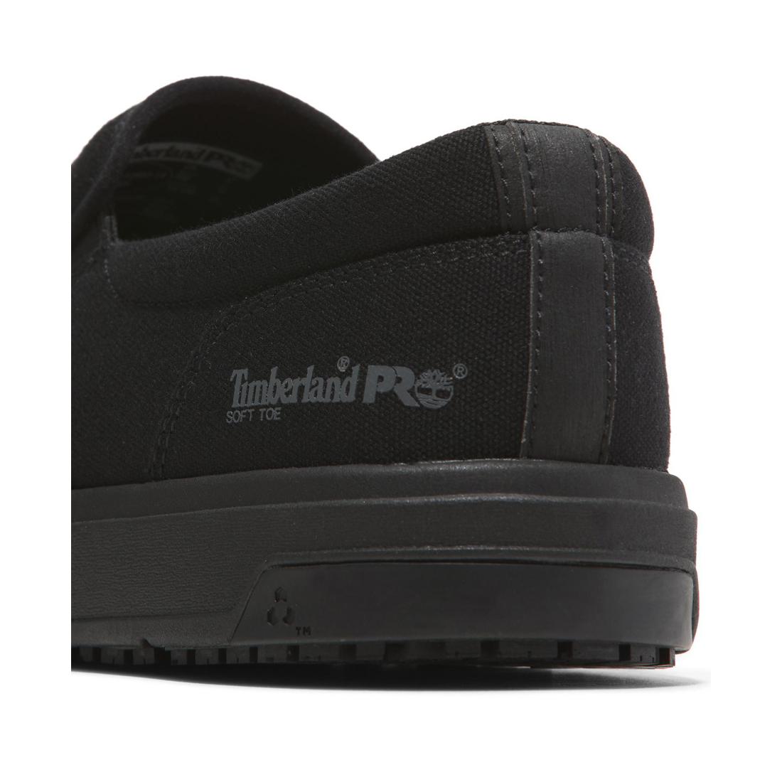 Timberland Pro Burbank Soft-Toe Slip-on Shoe Black View